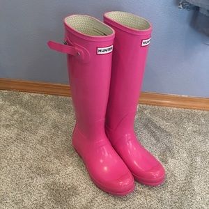 Pink Hunter Boots